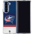 NHL Columbus Blue Jackets Alternate Jersey Galaxy Z Fold7 Clear Case