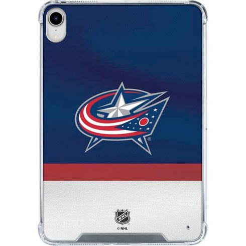 NHL Columbus Blue Jackets Alternate Jersey iPad 11th Gen (2025) Clear Case