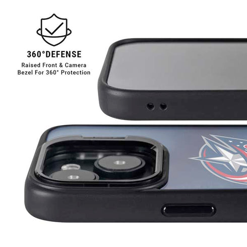 NHL Columbus Blue Jackets Alternate Jersey iPhone 14 Plus Kickstand Case