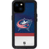 NHL Columbus Blue Jackets Alternate Jersey iPhone 15 Plus Waterproof Case