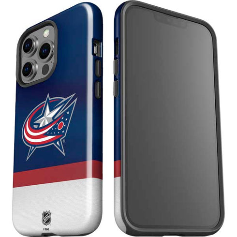 NHL Columbus Blue Jackets Alternate Jersey iPhone 15 Pro Impact Case