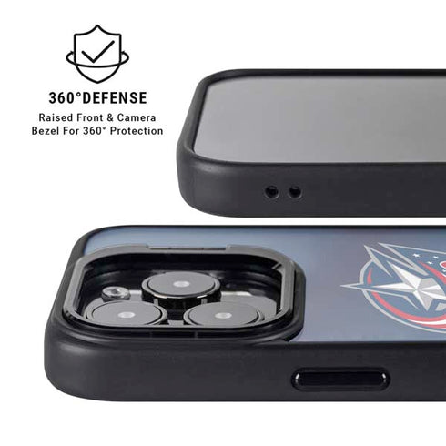 NHL Columbus Blue Jackets Alternate Jersey iPhone 15 Pro Kickstand Case