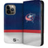 NHL Columbus Blue Jackets Alternate Jersey iPhone 15 Pro Max Folio Case