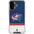 NHL Columbus Blue Jackets Alternate Jersey iPhone 16 Clear Case