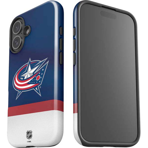 NHL Columbus Blue Jackets Alternate Jersey iPhone 16 Impact Case