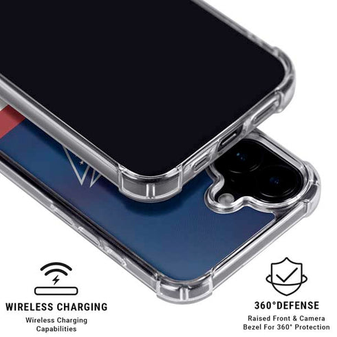 NHL Columbus Blue Jackets Alternate Jersey iPhone 16 Plus MagSafe Case