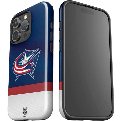 NHL Columbus Blue Jackets Alternate Jersey iPhone 16 Pro Max Impact Case