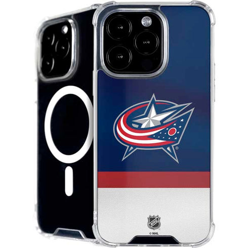 NHL Columbus Blue Jackets Alternate Jersey iPhone 16 Pro Max MagSafe Case