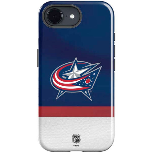 NHL Columbus Blue Jackets Alternate Jersey iPhone 16e Impact Case