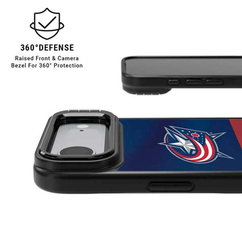 NHL Columbus Blue Jackets Alternate Jersey iPhone 17 Air Kickstand Case