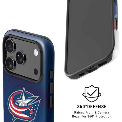 NHL Columbus Blue Jackets Alternate Jersey iPhone 17 Pro Magsafe Impact Case