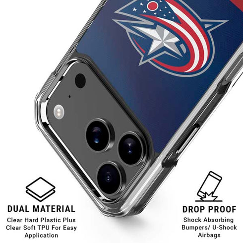NHL Columbus Blue Jackets Alternate Jersey iPhone 17 Pro Max MagSafe Case