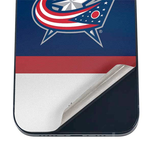 NHL Columbus Blue Jackets Alternate Jersey iPhone 17 Pro Skin