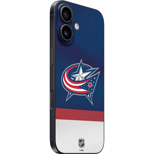 NHL Columbus Blue Jackets Alternate Jersey iPhone 17 Skin