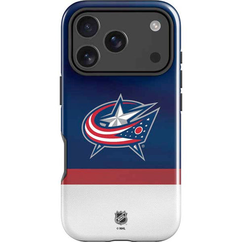 NHL Columbus Blue Jackets Alternate Jersey iPhone 18 Pro Impact Case