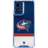 NHL Columbus Blue Jackets Alternate Jersey Moto G 5G (2024) Clear Case