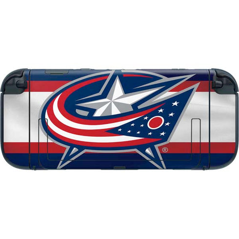 NHL Columbus Blue Jackets Alternate Jersey Nintendo Switch 2 (2025) with Joy-Con Skin