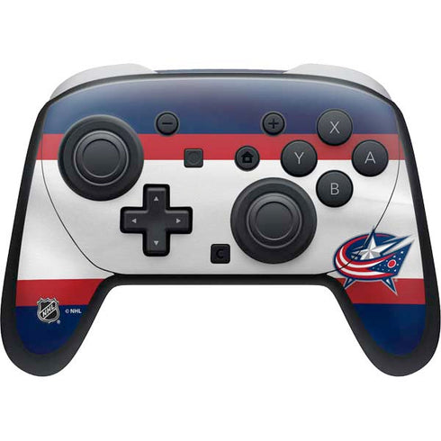 NHL Columbus Blue Jackets Alternate Jersey Nintendo Skins
