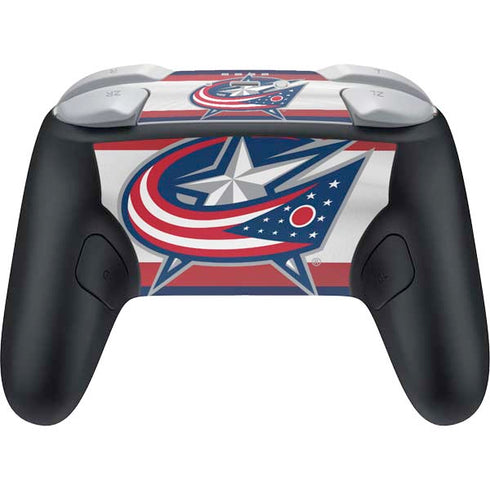 NHL Columbus Blue Jackets Alternate Jersey Nintendo Switch 2 (2025) Pro Controller Skin