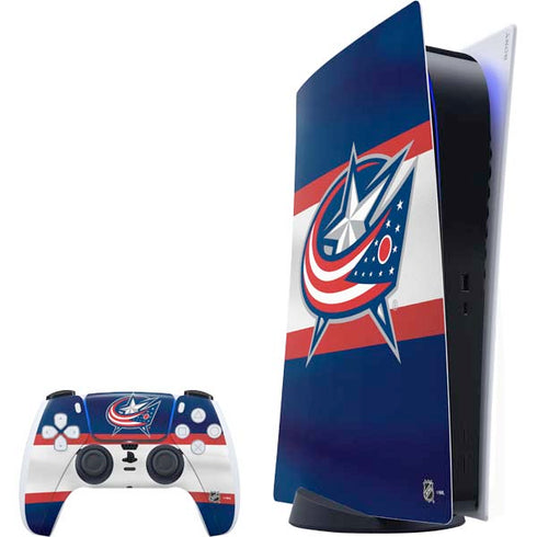 NHL Columbus Blue Jackets Alternate Jersey PlayStation PS5 Skins