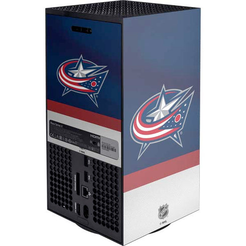 NHL Columbus Blue Jackets Alternate Jersey XBox Series X Digital Edition Console Skin