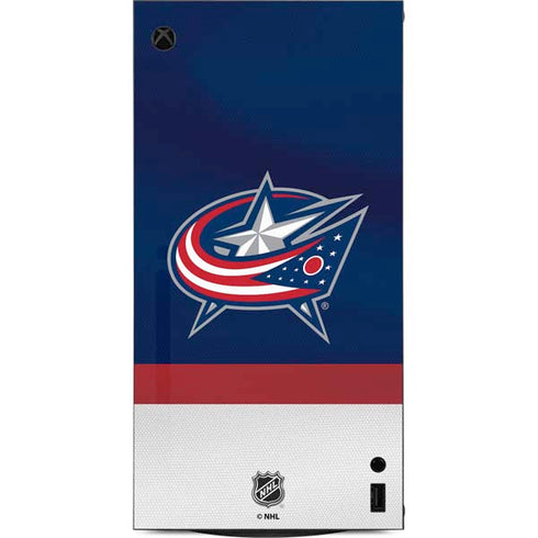 NHL Columbus Blue Jackets Alternate Jersey XBox Series X Digital Edition Console Skin