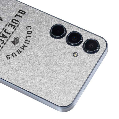 NHL Columbus Blue Jackets Black Text Galaxy A35 5G Skin