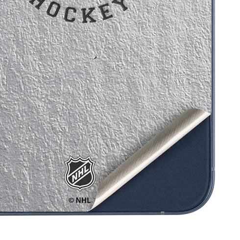 NHL Columbus Blue Jackets Black Text Galaxy A36 5G Skin