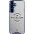 NHL Columbus Blue Jackets Black Text Galaxy S25 Clear Case