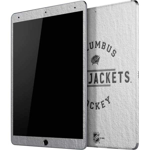 NHL Columbus Blue Jackets Black Text iPad Skins