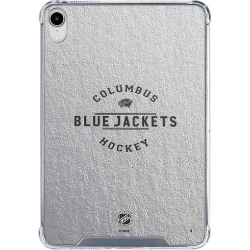 NHL Columbus Blue Jackets Black Text iPad 11th Gen (2025) Clear Case