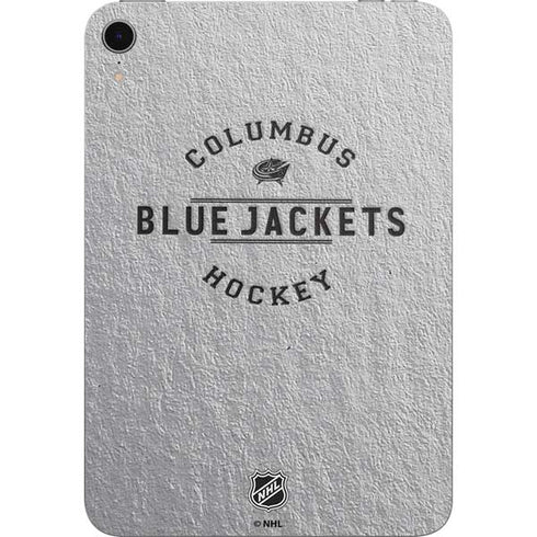 NHL Columbus Blue Jackets Black Text Apple iPad Mini Skin