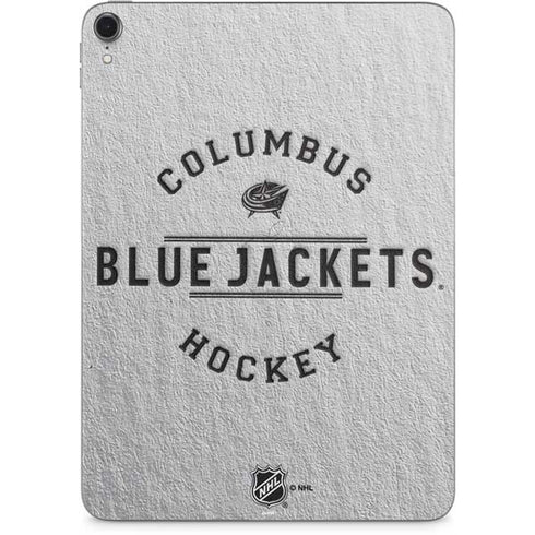 NHL Columbus Blue Jackets Black Text Apple iPad Pro Skin