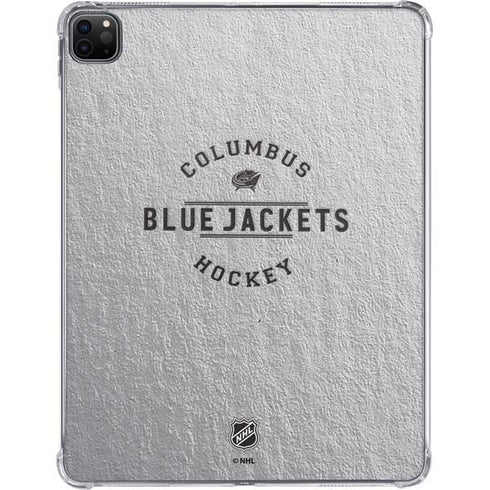 NHL Columbus Blue Jackets Black Text iPad Pro 11in (2024) Clear Case