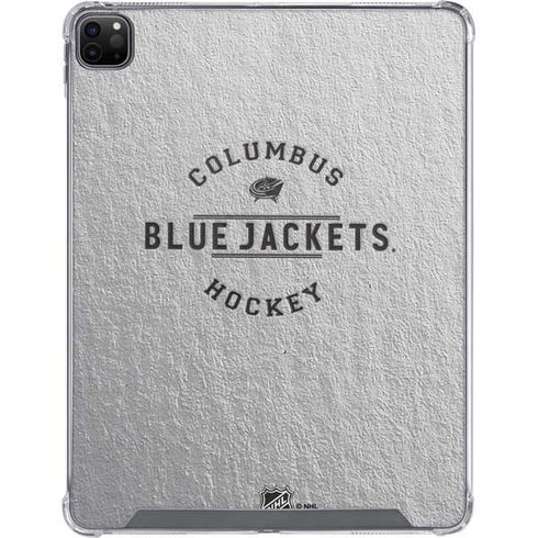 NHL Columbus Blue Jackets Black Text iPad Cases