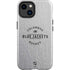 NHL Columbus Blue Jackets Black Text iPhone 15 Impact Case