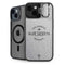 NHL Columbus Blue Jackets Black Text iPhone 15 Kickstand Case
