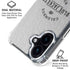 NHL Columbus Blue Jackets Black Text iPhone 16 Plus Clear Case