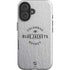 NHL Columbus Blue Jackets Black Text iPhone 16 Plus Impact Case
