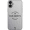NHL Columbus Blue Jackets Black Text iPhone 16 Plus Skin