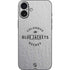 NHL Columbus Blue Jackets Black Text iPhone 16 Plus Skin