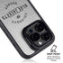 NHL Columbus Blue Jackets Black Text iPhone 16 Pro Max Kickstand Case