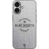 NHL Columbus Blue Jackets Black Text iPhone 16 Skin