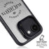 NHL Columbus Blue Jackets Black Text iPhone 16e Kickstand Case