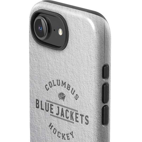 NHL Columbus Blue Jackets Black Text iPhone 16e Impact Case