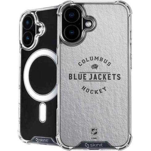 NHL Columbus Blue Jackets Black Text iPhone 17 MagSafe Case
