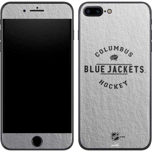 NHL Columbus Blue Jackets Black Text iPhone 7 Plus Skin