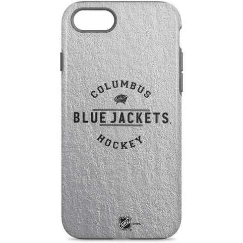 NHL Columbus Blue Jackets Black Text iPhone Cases