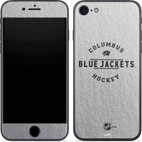 NHL Columbus Blue Jackets Black Text iPhone 7 Skin
