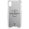 NHL Columbus Blue Jackets Black Text iPhone XS Clear Case